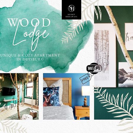 Secret Hideaways Wood Lodge Mit Kinderzimmer Messe L City L Flughafen L Hbf Duisburg Exterior foto